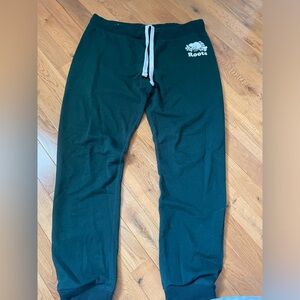 Roots Dark Green Joggers